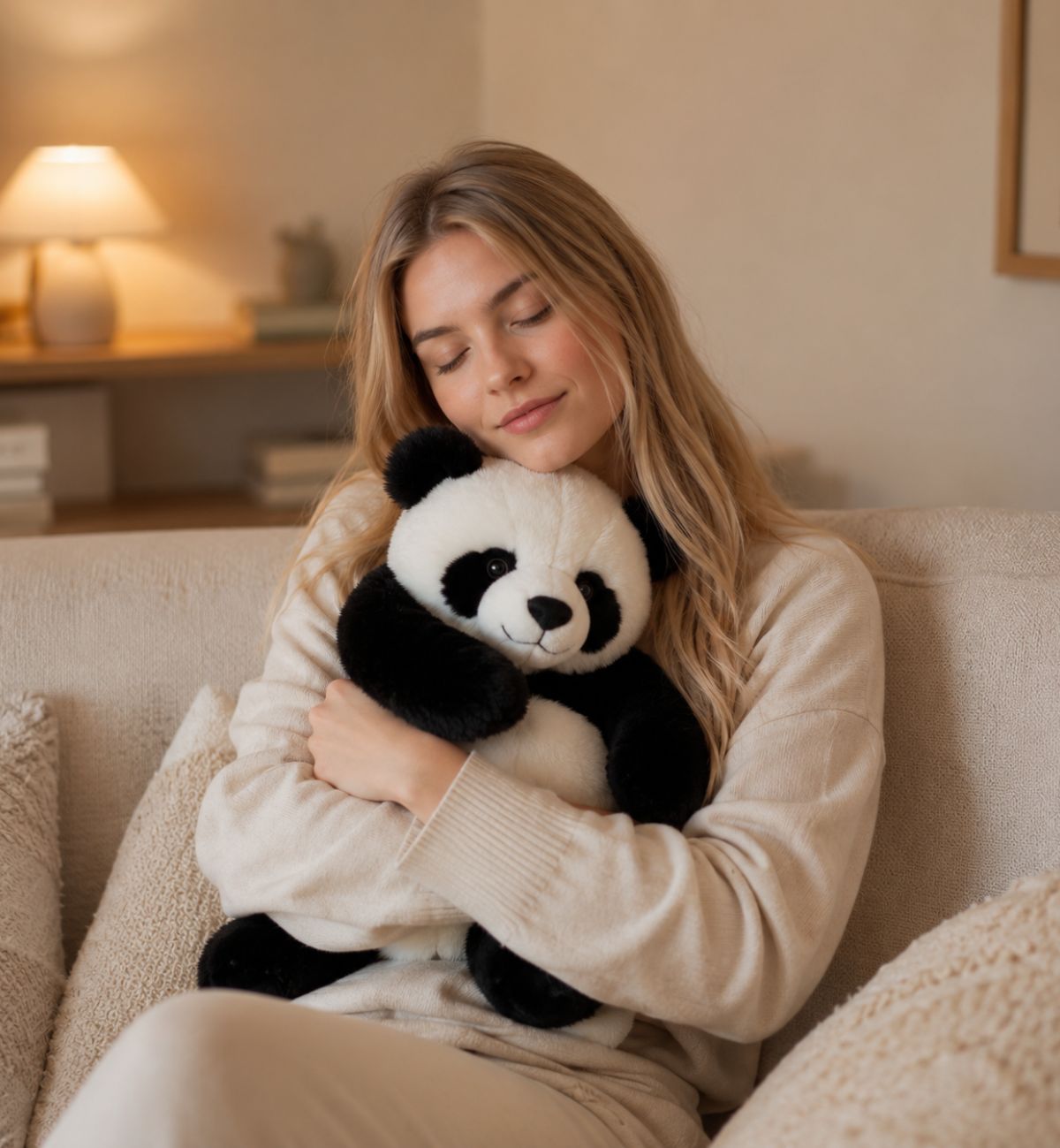panda weighted stuffed animal